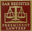 Bar Register Preeminent Lawyers