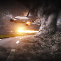 Plane crashes near freeway Plane crashes near freeway
